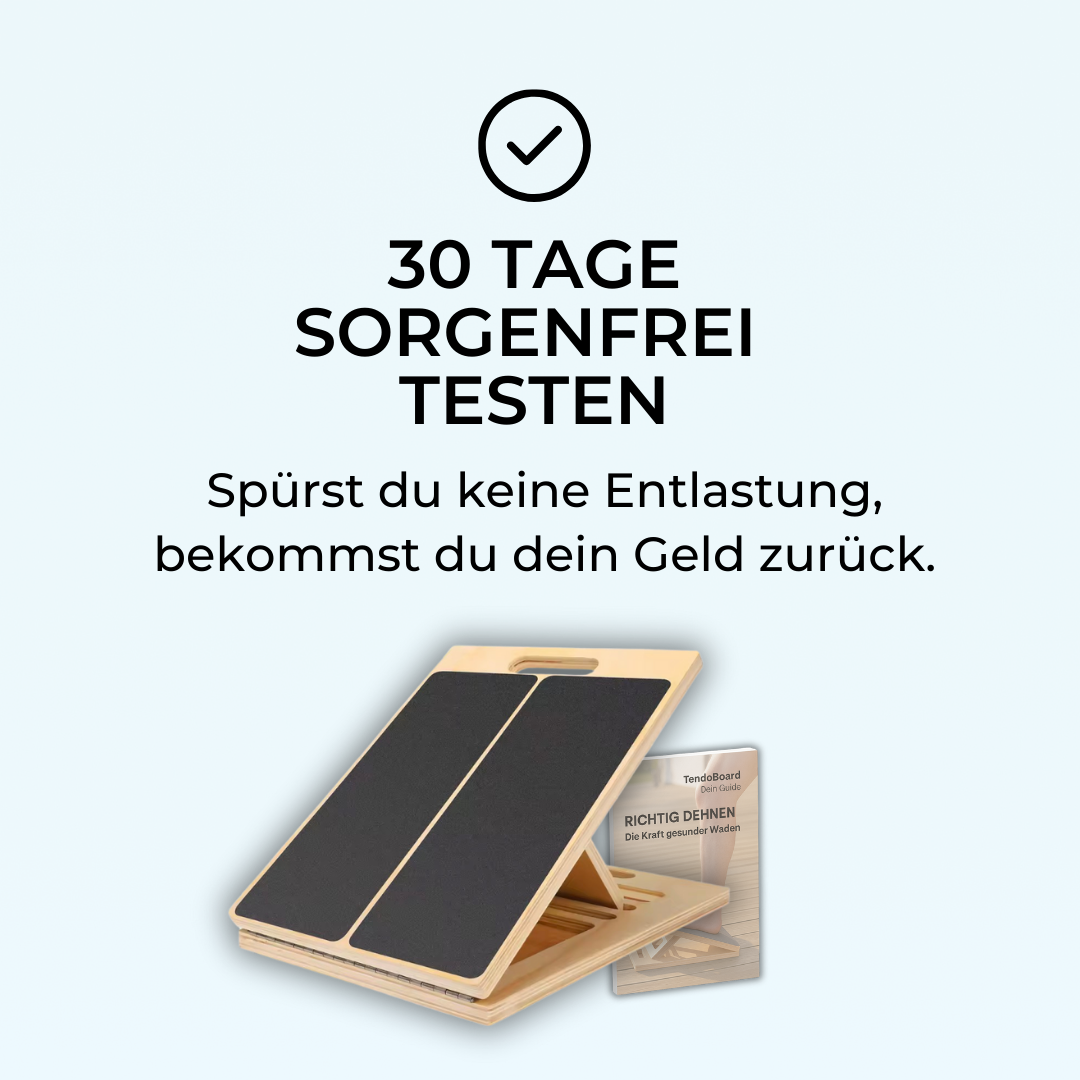 PREMIUM TENDOBOARD - Damit jeder Schritt wieder leicht wird