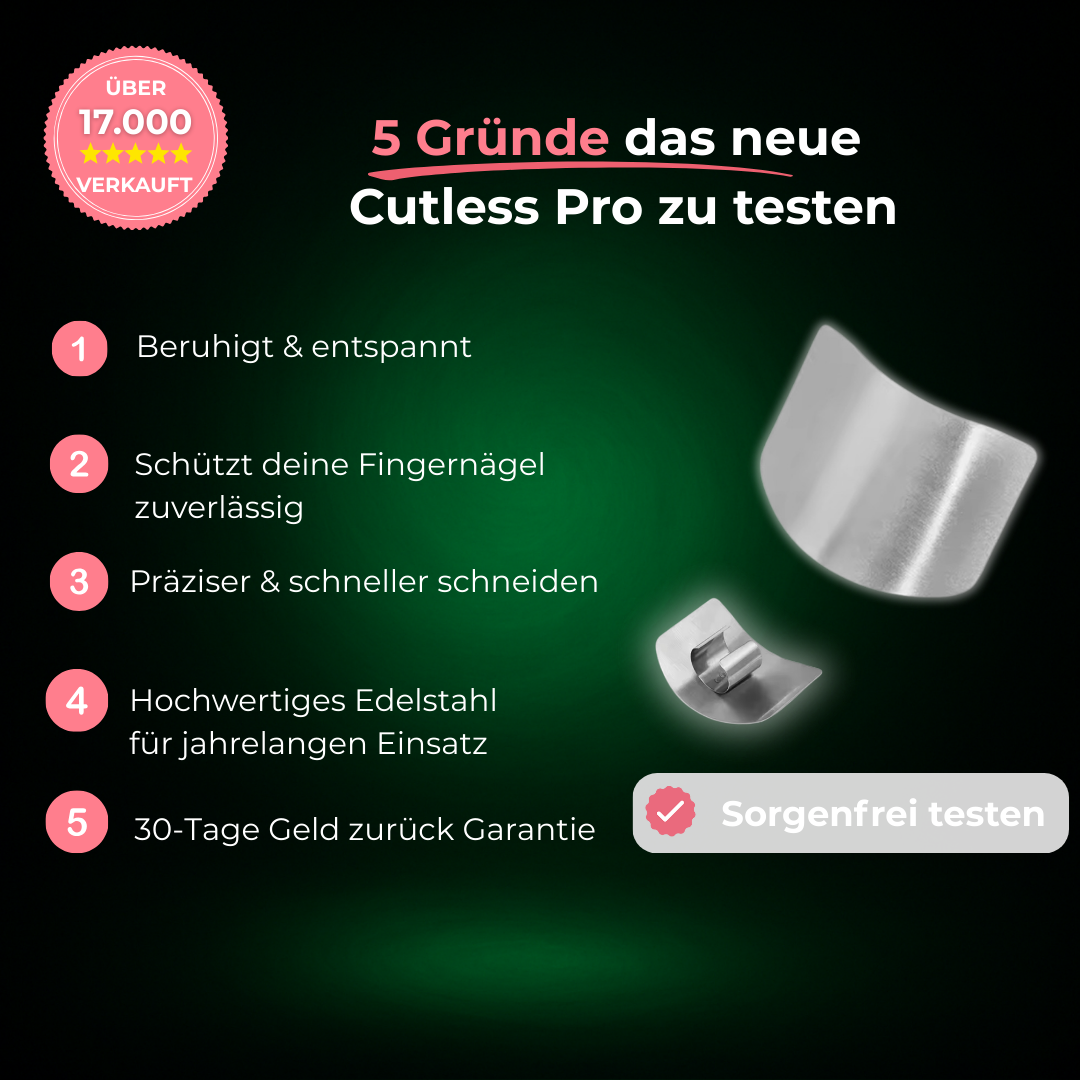 🔪 Cutless Pro – Sicher schneiden. Besser kochen.