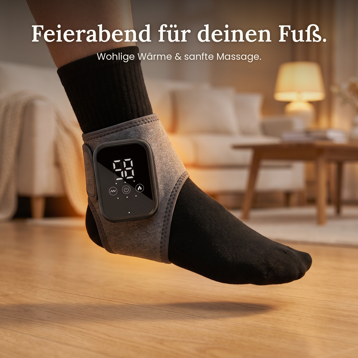 THERMOVIA Wärme- & Massagegerät für Knöchel und Fuß