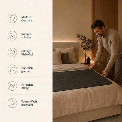 SLEEPGROUND Erdungsmatte – Endlich wieder tief und erholt schlafen