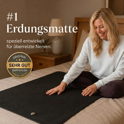 SLEEPGROUND Erdungsmatte – Endlich wieder schmerzfreie Nächte, endlich zur Ruhe kommen