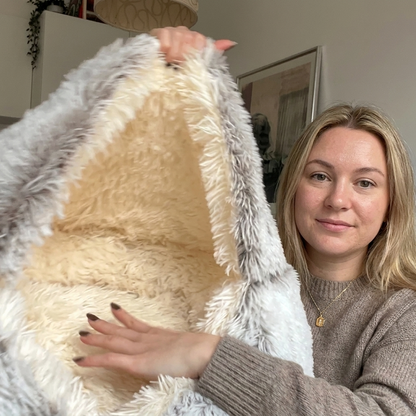 Moluu – weiches, beruhigendes Hundebett. - OddsandEndsBazaar
