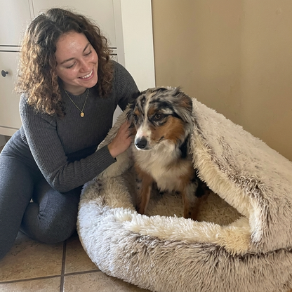 Moluu – weiches, beruhigendes Hundebett. - OddsandEndsBazaar