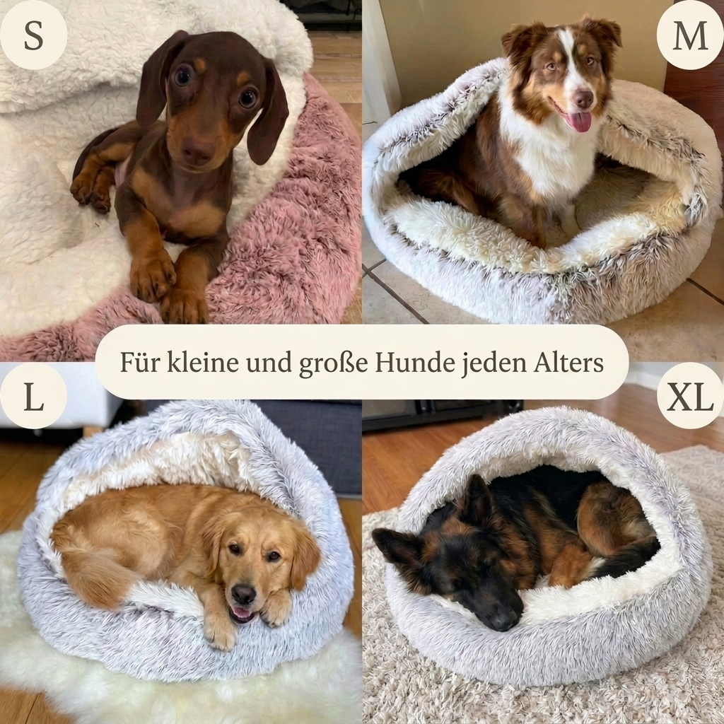 Moluu – weiches, beruhigendes Hundebett. - OddsandEndsBazaar